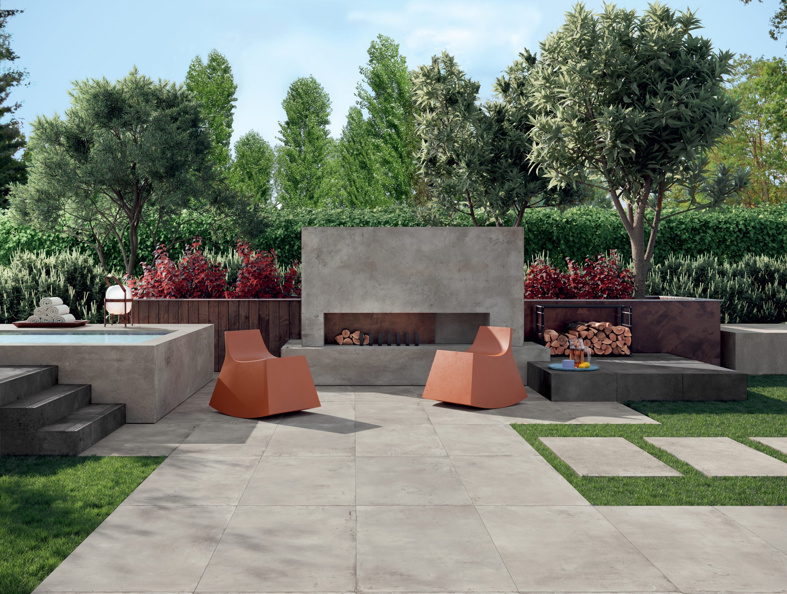 Van luxe villatuin tot compact stadsterras – deze tijdloze grijze tegel past in elke buitenruime