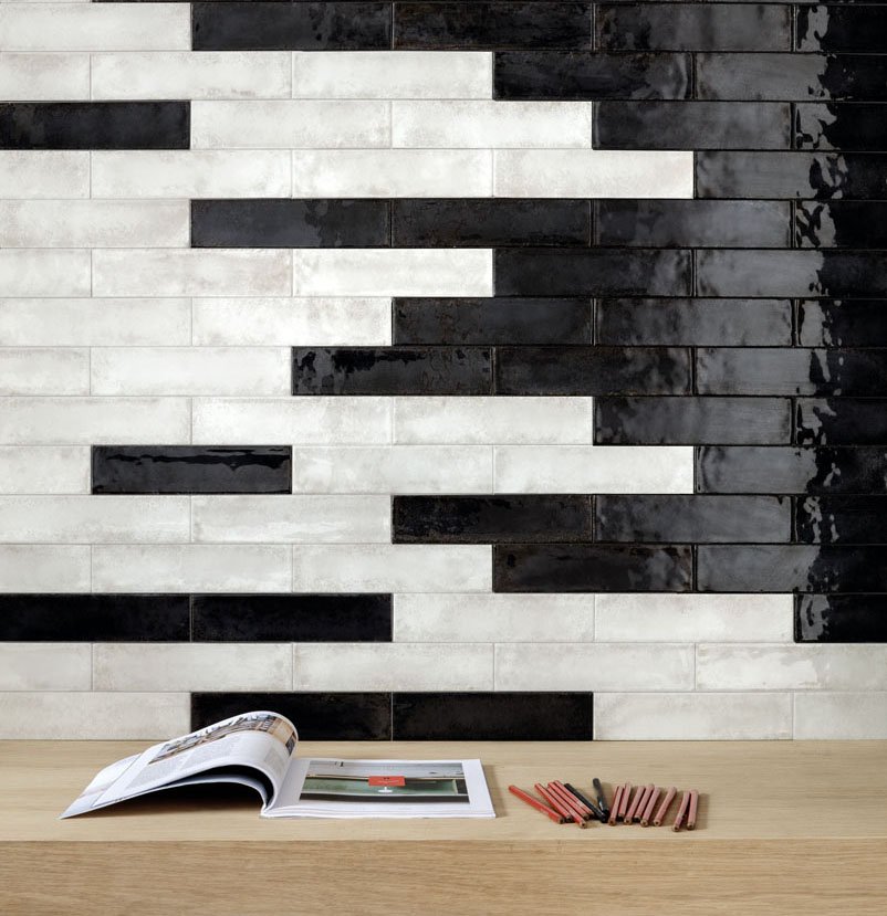 Metallica Brick White e Black Part. Amb. Homeoffice